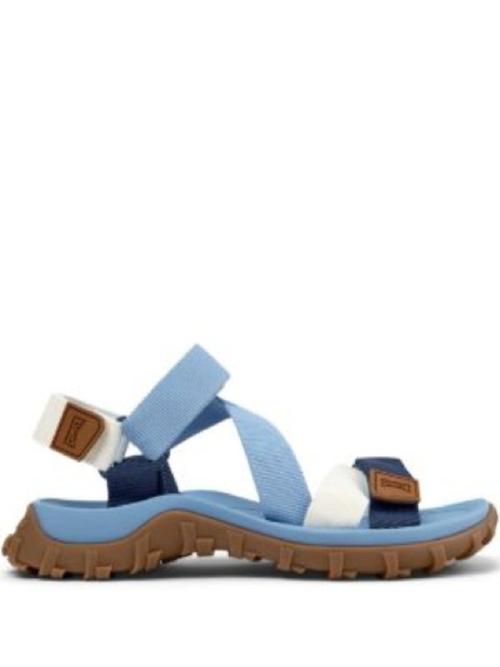 Brand new Camper drift trail sandal blue and white